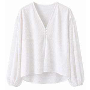 Nika Tang Manuela Top in White Size 6 NWT